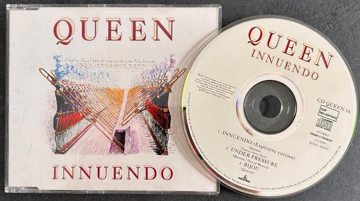 QUEEN - Innuendo / Under pressure ( maxi CD ), Cd's en Dvd's, Cd's | Rock, Zo goed als nieuw, Poprock, Ophalen of Verzenden