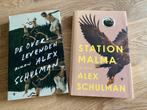 Alex Schulman boeken Station Malma en De overlevenden, Ophalen of Verzenden, Gelezen