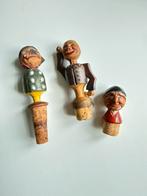 ANRI hand gesneden wijnfles stoppers, Ophalen of Verzenden