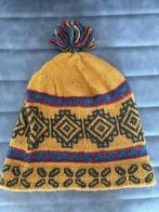 Gele Peruaanse muts 100% Alpaca, Kleding | Dames, Ophalen of Verzenden, Nieuw, Muts