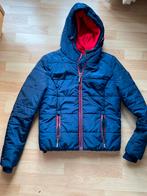 Super Dry donkerblauw jas maat L, Kleding | Dames, Jassen | Winter, Ophalen of Verzenden, Zo goed als nieuw, Maat 38/40 (M), Blauw