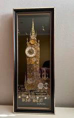 Big Ben gemaakt van horloge onderdelen, Antiek en Kunst, Ophalen of Verzenden