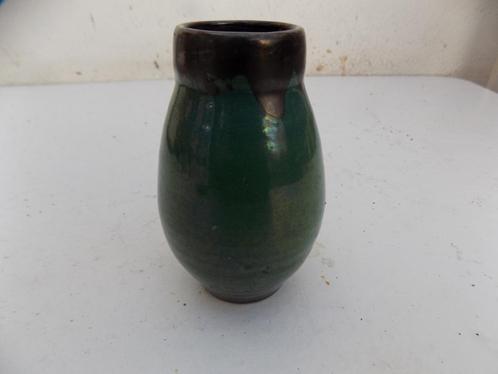 Vintage vaasje groen retro brocante jaren 60, Huis en Inrichting, Woonaccessoires | Overige, Gebruikt, Ophalen of Verzenden