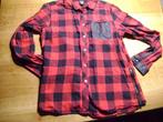 Coolcat rood zwart geruit blouse maat M, Maat 38/40 (M), Ophalen of Verzenden, Coolcat, Gedragen