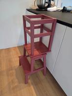 Leertoren van ikea krukjes, rood/paars achtig, Huis en Inrichting, Krukjes, Ophalen