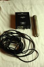 Apex 460 buizen condensatormicrofoon met voeding en kabel, Ophalen of Verzenden, Gebruikt, Studiomicrofoon