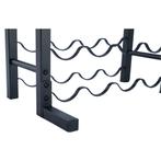 Wijnrek | 32 flessen | 45x20x80cm | Flessenrek | Staal, 25 flessen of meer, Info@lendo-online.eu, Nieuw, Lendo Online