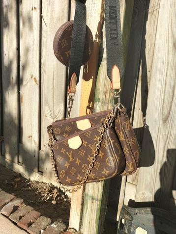 Louise Vuitton Paris Multi Pochette  beschikbaar voor biedingen