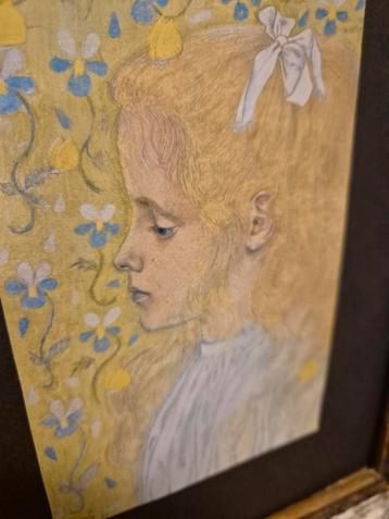 Jan Toorop - Carley (1897) - Ingelijst beschikbaar voor biedingen