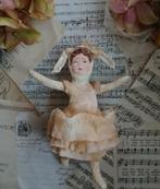 Prachtige brocante wattenpop Ballerina konijntje Spuncotton, Antiek en Kunst, Ophalen of Verzenden