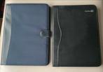 2 luxe documentmappen - Blauw en Zwart, Ophalen of Verzenden, Zo goed als nieuw