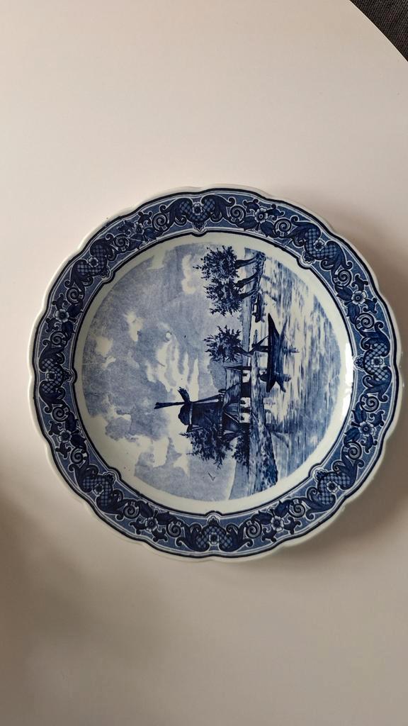 Delfts Blauw Wandbord Royal Sphinx, Antiek en Kunst, Antiek | Wandborden en Tegels, Ophalen of Verzenden