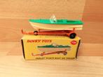 Dinky Toys # 796 Healey boot op trailer met doosje, Hobby en Vrije tijd, Modelauto's | 1:43, Ophalen of Verzenden, Nieuw, Overige typen