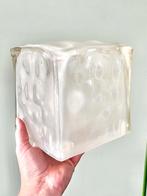 Vintage Ikea Iviken Ice Cube lamp tafellamp, Ophalen of Verzenden, Gebruikt, Glas