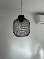 2 lampenkapjes van draadmetaal industrieel, Ophalen of Verzenden, Zwart, Rond, Minder dan 25 cm