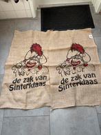 De zak van Sinterklaas – 2 stuks jute zakken, Diversen, Sinterklaas, Ophalen of Verzenden, Nieuw