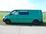 Volkswagen Transporter T5 1.9 tdi 75kw 2008 dubbele cabine, Auto's, Voorwielaandrijving, 4 cilinders, Volkswagen, Grijs