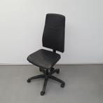 Donati bureaustoel - zwart leder, Ophalen, Zwart