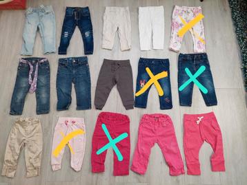 Broeken maat 80 meisje Legging broekjes broek
 beschikbaar voor biedingen