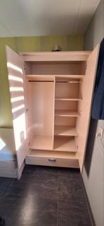 Bed met matras (zgan) & kledingkast, Huis en Inrichting, Kasten | Kledingkasten, Ophalen, 100 tot 150 cm, Zo goed als nieuw, Modern