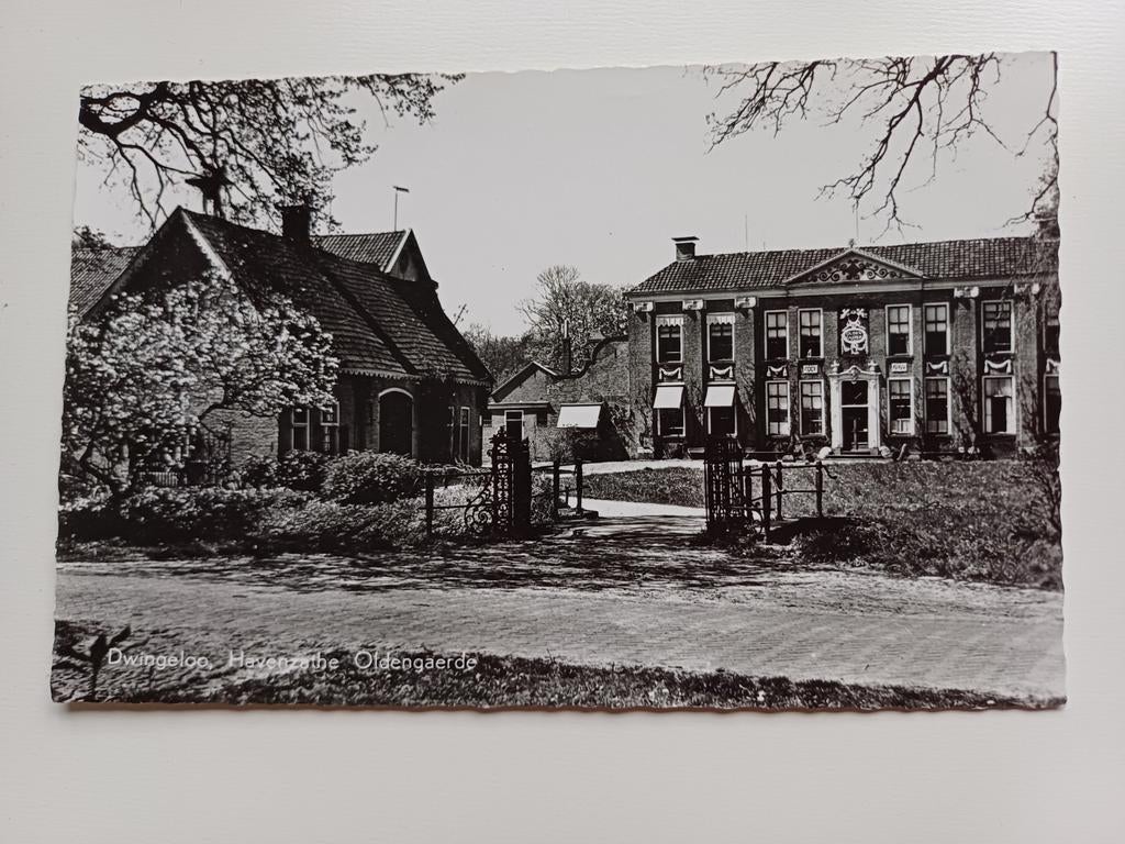Foto ansichtkaart Dwingeloo, Havenzathe Oldengaerde., Ophalen of Verzenden, 1960 tot 1980, Ongelopen, Drenthe