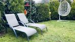 Loungestoelen voor in de tuin, Tuin en Terras, Tuinstoelen, Ophalen, Gebruikt, Aluminium, Stapelbaar