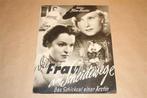 Illustrierter Film-Kurier - Die Frau [Magda Schneider] 1938, Ophalen of Verzenden, Zo goed als nieuw