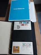 Leuchtturm album met 1e daguitgiftes 1967 tot ca 1993, Postzegels en Munten, Postzegels | Volle albums en Verzamelingen, Nederland
