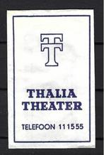 3035 THALIA THEATER (donker blauw), Ophalen of Verzenden, Nederland