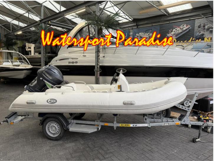 SEA Rib 390 (bj 2017), Watersport en Boten, Rubberboten, Gebruikt, Overige merken, Minder dan 70 pk, Benzine