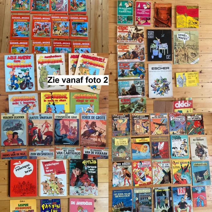 Rik Ringers Alex Blake en Mortimer Franca Gotlib Tardi etc., Boeken, Stripboeken, Gelezen, Meerdere stripboeken, Ophalen of Verzenden