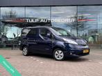 Nissan e-NV200 Evalia 40 kWh Connect Edition 7p NL Auto NAP, Stof, Gebruikt, Blauw, 7 stoelen