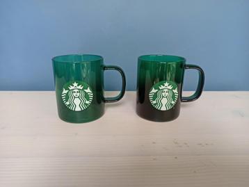Starbucks mok beker groen glas - per stuk beschikbaar voor biedingen