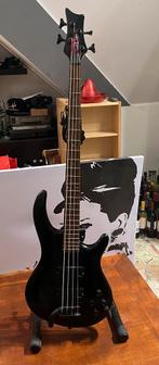 Zwarte Dean Edge 4-snarige basgitaar, Ophalen of Verzenden, Gebruikt, Elektrisch, 6-snarig