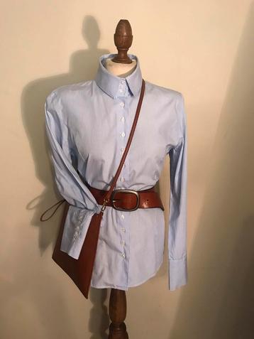 PURDEY BLOUSE COTTON BLUE  beschikbaar voor biedingen