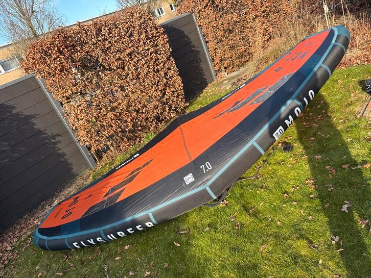 Flysurfer Mojo 7.0m2 Lightwind wing - Schadevrij, Watersport en Boten, Wingsurfen, Gebruikt, Wingsurf-wing, Ophalen of Verzenden