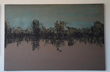 Landschap schilderij, 120x80cm beschikbaar voor biedingen