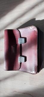 NS Machinisten Tas - Leer - Spoorwegen Werk Tas - Echt Leer, Overige merken, Gebruikt, Ophalen of Verzenden, Leer