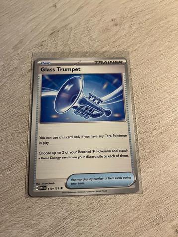 Glass Trumpet 110/131 Prismatic Evolutions - Pokémon Kaart beschikbaar voor biedingen