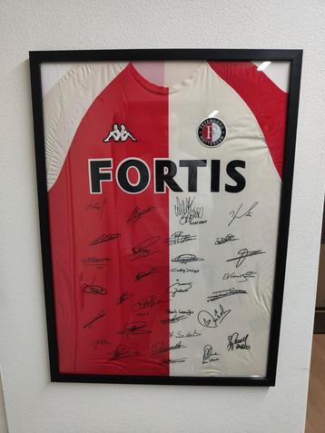 Feyenoord Shirt 2006/2007 Gesigneerd Ingelijst beschikbaar voor biedingen