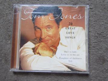 CD: Tom Jones - 20 great love songs beschikbaar voor biedingen