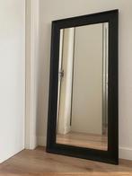 Wandspiegel (Mirror) 130cm x 64cm, Zwarte Lijst, Huis en Inrichting, Woonaccessoires | Spiegels, Ophalen, Gebruikt, 100 tot 150 cm