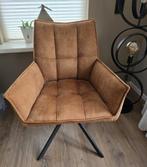 6 okergeel eetkamerstoelen, Huis en Inrichting, Stoelen, Ophalen of Verzenden, Bruin, Vijf, Zes of meer stoelen