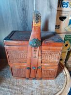 Oude Chinese bamboe geweven bruids mand, Ophalen of Verzenden