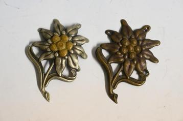 2 verschillende duits edelweiss embleem  duitsland beschikbaar voor biedingen