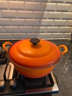 Le creuset oranje pan, Ophalen, Gebruikt, Gietijzer, Koekenpan of Braadpan