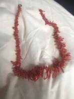 Bloedkoraal (takjes) ketting   47 cm, Sieraden, Tassen en Uiterlijk, Antieke sieraden, Ophalen of Verzenden, Overige materialen