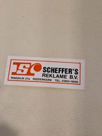 2392 Scheffer's Reclame B.V. Sticker, Ophalen of Verzenden, Gebruikt, Overige typen
