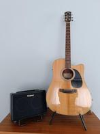 Morgan W120SCE gitaar & Roland AC-33 versterker, Muziek en Instrumenten, Snaarinstrumenten | Overige, Ophalen of Verzenden, Zo goed als nieuw