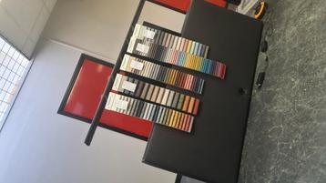 Nieuw voetbord met tv lift zwart kleur stof maximaal 55 inch beschikbaar voor biedingen